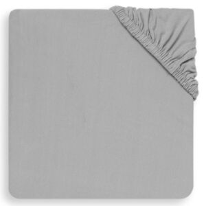 Jollein® Bombažna rjuha Jersey 40/50x80/90cm, Soft Grey