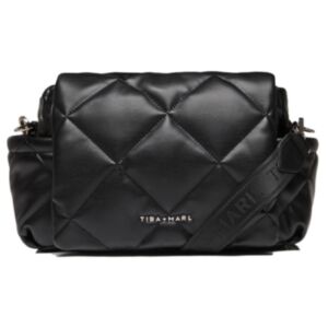  Tiba+Marl® Previjalna torba Nova Eco Compact Quilted Faux, Black