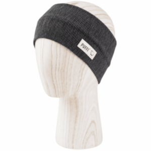 PUFFI® Otroški naglavni trak rebrasti, Dark grey
