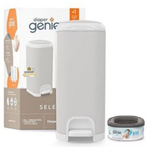 Diaper Genie® Koš za plenice Select + XL kaseta, Grey