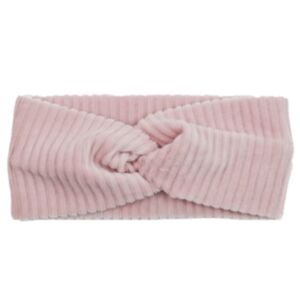 PUFFI® Naglavni trak TWIST rebrasti pliš, Cutie rose