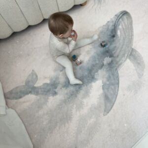 LIZY KIDS® Igralna podloga, Whale Calm