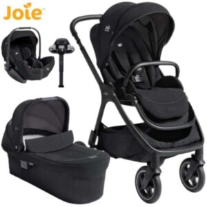 Joie® Otroški voziček 4v1 Finiti™ + i-Level™ Pro Signature Eclipse + IsoFix baza Encore