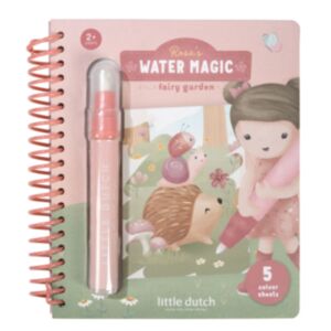 Little Dutch® Magična knjiga z vodnim pisalom, Rosa Fairy Garden
