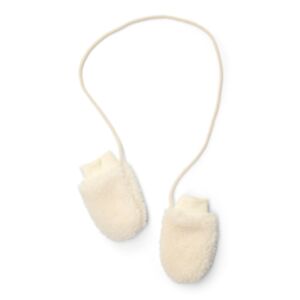 Little Dutch® Otroške rokavičke Teddy, Off White 0-3m
