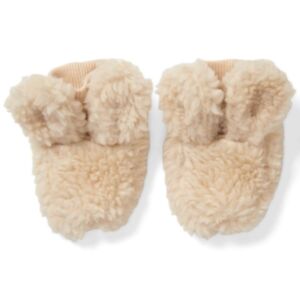 Little Dutch® Teddy otroški copatki, Sand 3-9m