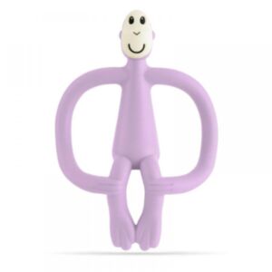 Matchstick Monkey® Grizalo z masažno zobno ščetko Classic, Lilac
