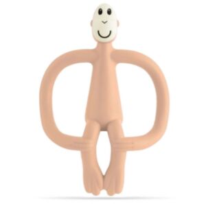 Matchstick Monkey® Grizalo z masažno zobno ščetko Classic, Peach