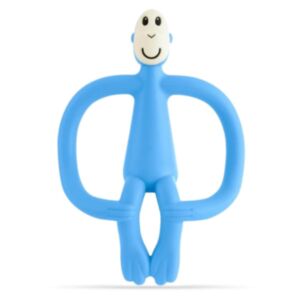 Matchstick Monkey® Grizalo z masažno zobno ščetko Classic, Light Blue