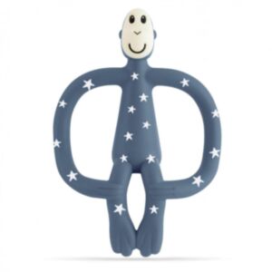 Matchstick Monkey® Grizalo z masažno zobno ščetko Classic, Little Stars