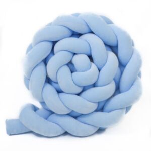 Puffi® Obroba za posteljico kitka velvet, Baby Blue