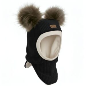 Puffi® Otroška kapa Balaclava, Black