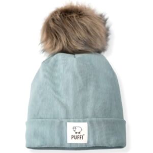 Puffi® Otroška kapa beanie PomPom Ribbed, Mint