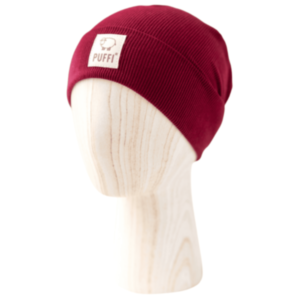 Puffi® Otroška kapa rebrasta beanie, Bordo