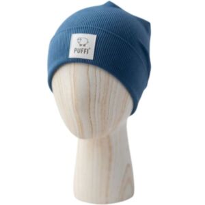 Puffi® Otroška kapa rebrasta beanie, Jeans blue