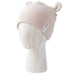 Puffi® Otroška kapa rebrasta beanie Medo, Beige