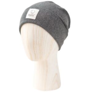 Puffi® Otroška kapa rebrasta beanie, Dark grey