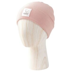 Puffi® Otroška kapa rebrasta beanie, Powder pink