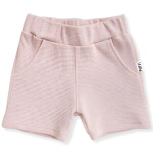 Puffi® Otroške kratke hlače waffle, Powder pink
