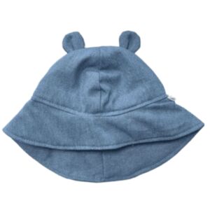 Puffi® Otroški poletni klobuček z ušeski, Jeans