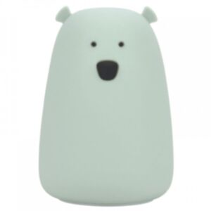 Rabbit&Friends Mehka lučka Medvedek, Sage USB-C polnjenje