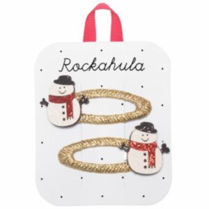 Rockahula® Otroške sponke za lase, Snowman Glitter