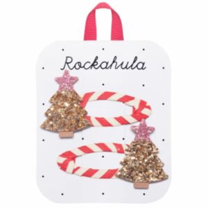 Rockahula® Otroške sponke za lase, Stripy Christmas Tree