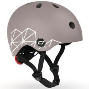 Scoot&Ride® Otroška čelada XXS-S, Brown Lines 