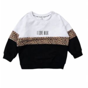 ILOVEMILK Sweatshirt KIDS 74-80, Leopard