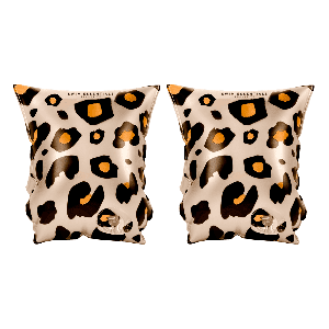 Swim Essentials Otroški rokavčki Beige Leopard, 2-6 let