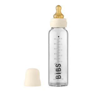 Bibs® Otroška steklenička Kompletni set, Ivory 225ml