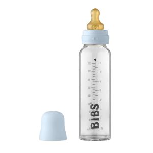 Bibs® Otroška steklenička Kompletni set, Baby Blue 225ml