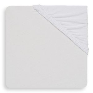 Jollein® Bombažna rjuha Jersey 40/50x80/90cm, White