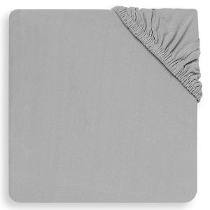 Jollein® Bombažna rjuha Jersey 40/50x80/90cm, Soft Grey