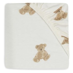 Jollein® Bombažna rjuha Jersey 40/50x80/90cm, Teddy Bear