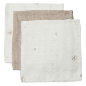 Jollein® Tetra pleničke Muslin 31x31cm, Biscuit (3pack)