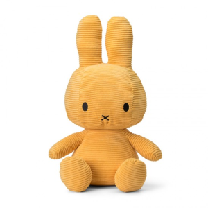 MIFFY zajček mehka igrača Corduroy Yellow - 50 cm