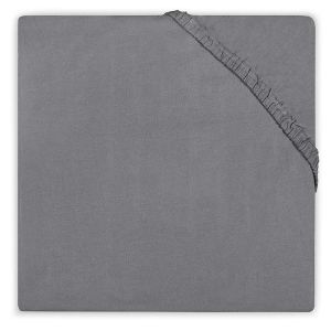 Jollein® Bombažna rjuha 120x60, Dark Grey