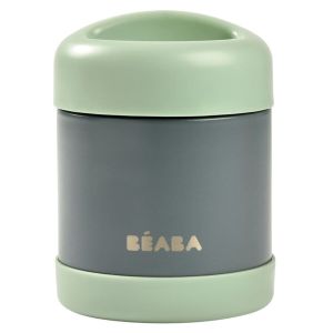 Beaba® Termo posodica za hrano 300ml Mineral, Grey/Sage Green