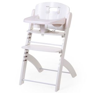 Childhome® Otroški stol Evosit + pladenj, White