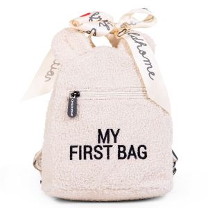 Childhome Otroški nahrbtnik 'MY FIRST BAG' Teddy, Off White