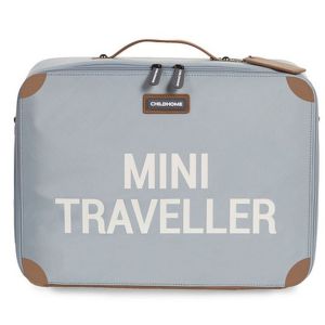 CHILDHOME® Potovalni kovček 'MINI traveller', Grey/Off White