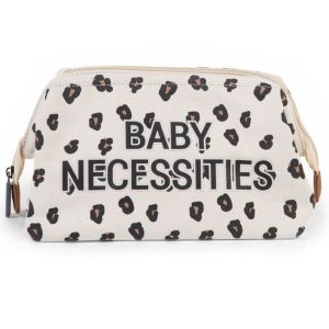 CHILDHOME® Toaletna torbica "Baby Necessities", Canvas Leopard