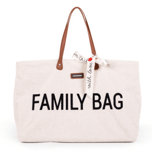 CHILDHOME® Torba Family Bag Teddy, Off White