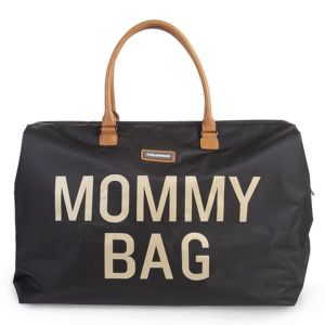 CHILDHOME® Torba Mommy Bag Big, Black/Gold