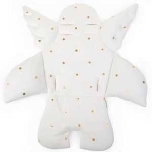 CHILDHOME® Univerzalna sedežna blazina Angelska krila, Gold Dots