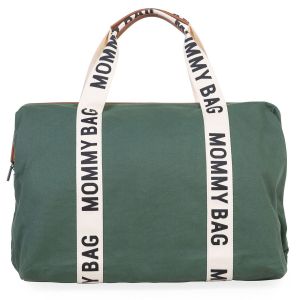 CHILDHOME® Torba Mommy Bag Signature Canvas, Green