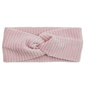 PUFFI® Naglavni trak TWIST rebrasti pliš, Cutie rose