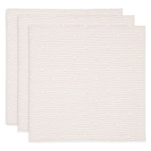 Jollein® Tetra pleničke Muslin 70x70cm, Miffy stripe, Biscuite (3Pack)