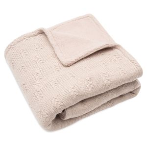 Jollein® Odejica 75x100 cm Grain Knit, Wild Rose/Velour